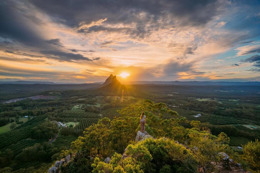 Glass House Mountains, Mary Cairncross Lookout, Queensland, Australia