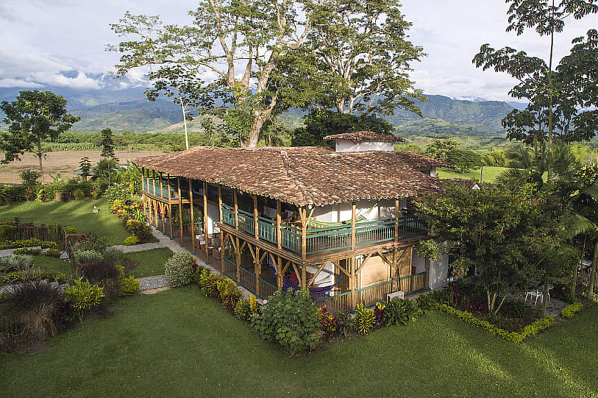 Hacienda Bambusa in Quindío Colombia.  Photo courtesy of Hacienda Bambusa