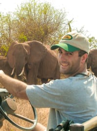 Travel agent Simon in Africa