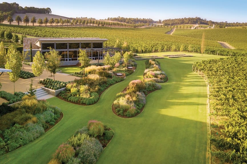 Barossa Valley Estate vineyards in South Australia