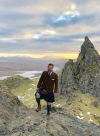 Travel agent Michael in Scotland