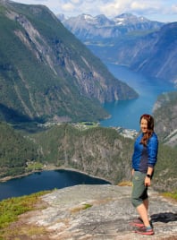 Travel agent Jayde in Norway