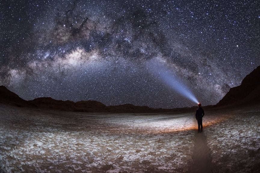 Stargazing in the Atacama desert, Chile