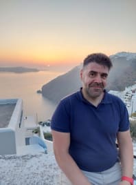 Travel agent Nikos in Greece