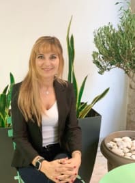 Travel agent Irene in Greece office