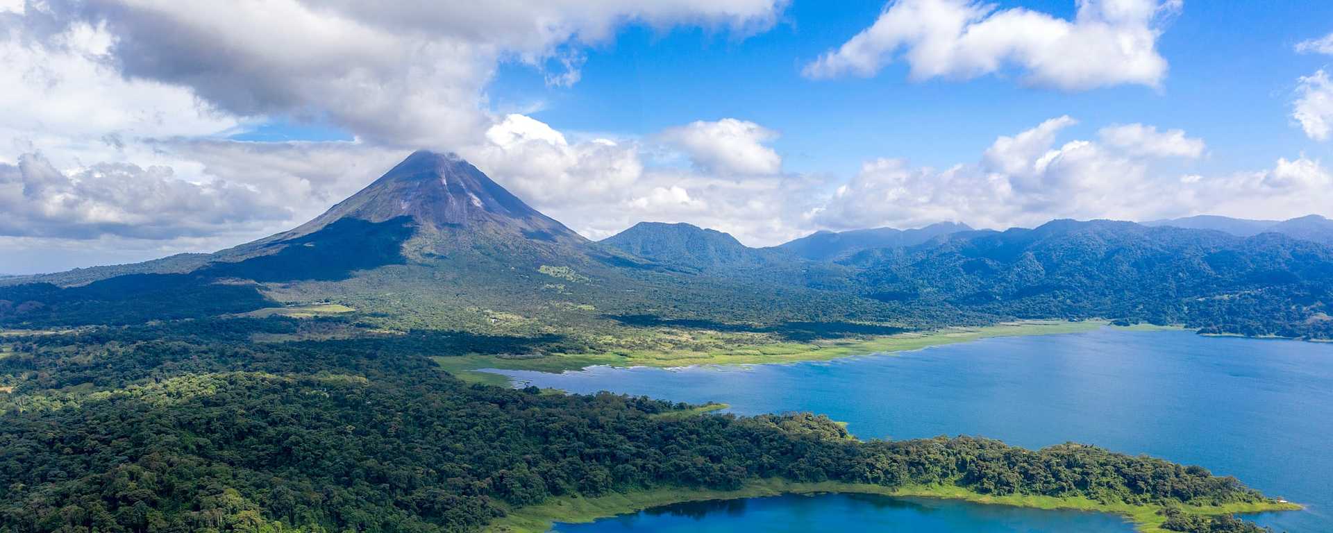 Lake Arenal and Arenal Volcano in Costa Rica