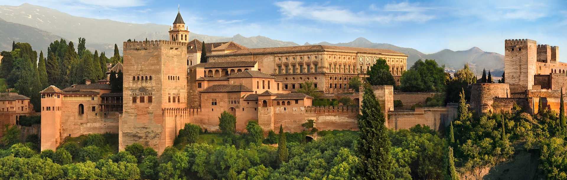 Alhambra Palace in Granada, Spain.