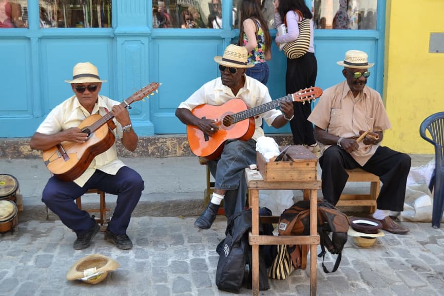 Cuban musician in Havana, Cuba