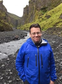 Travel agent Kjartan in Iceland