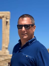 Travel agent Bernhard in Greece