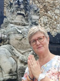 Travel agent Marleen in Bali